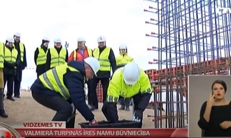 MONUM начинает монтаж железобетонных конструкций в Валмиере