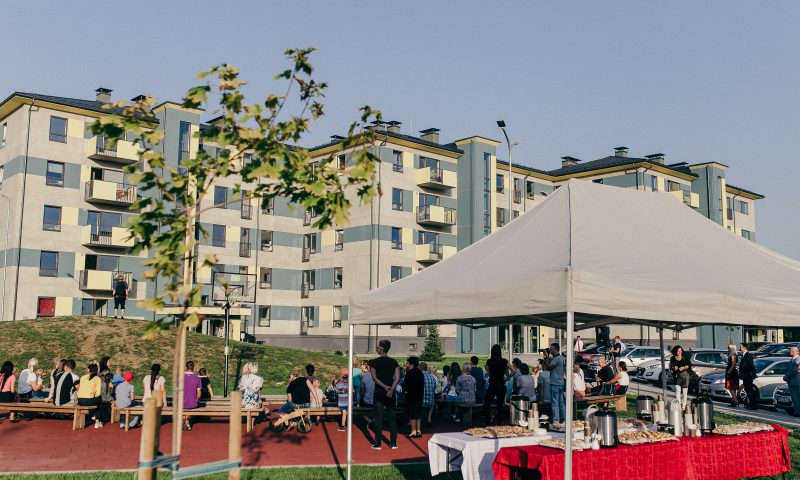 Official opening of multi-apartment rental houses held in Valmiera