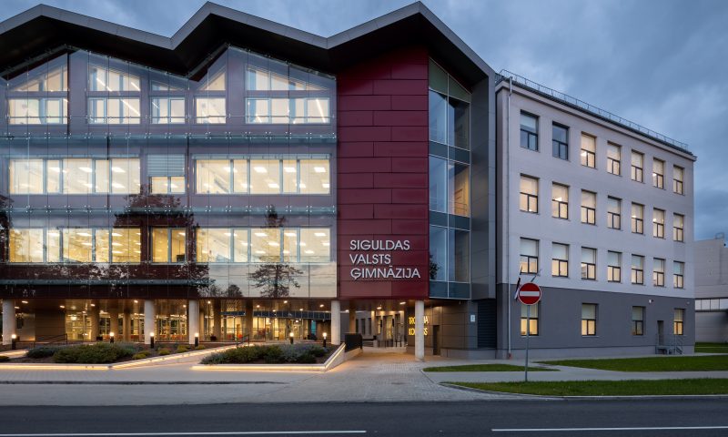 Work on the construction of the new block of Sigulda State Gymnasium has been completed