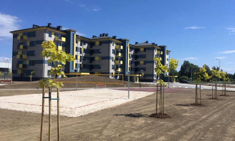 Multi-apartment rental houses were put in commission in Valmiera