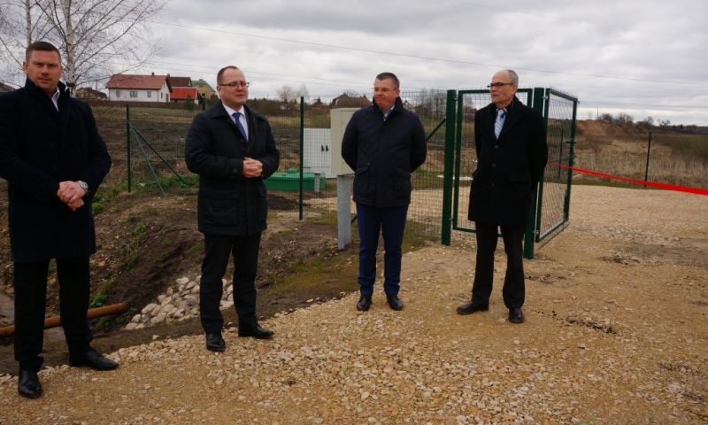 ’MONUM’ puts into operation the newly built water supply and sewerage networks in Salaspils