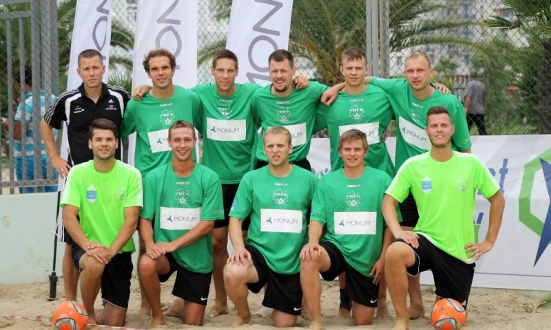 MONUM supports the beach football team ‘VBFK Jurmala’ in the international competition in Batumi