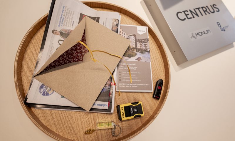 Rīgas kvartāla CENTRUS ēkā iemūrēta laika kapsula