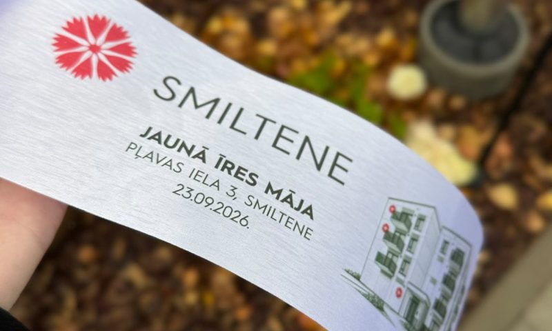 Smiltenē atklāts jauns īres nams
